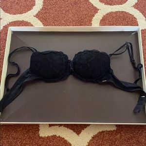 Victoria secret date push up bra / black lace